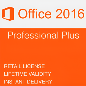office 2016 professional plus – lifetime retail license key
