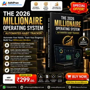 the 2026 millionaire operating system: automated habit tracker